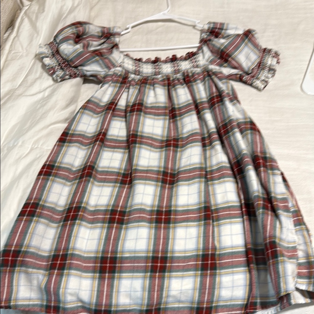 Plaid Puff Sleeve Dress-American Eagle worn 1x 
AXS